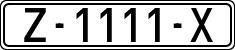 License plates of Spain, 1971 year series