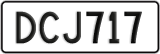 License plate of New Zealand, ABC1(23)