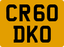 License plate of the United Kingdom, 2001 year system