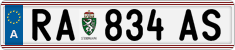 License plate of Austria, Regular plates