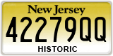 New Jersey, Historic (QQ12345 / 12345QQ)