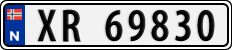 License plate of Norway, Cars