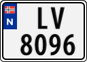 License plate of Norway, Trailers, motorcycles, special vehicles