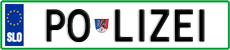 License plate of Slovenia, Vanity Plates