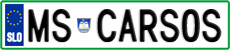 License plate of Slovenia, Vanity Plates
