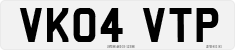 License plate of the United Kingdom, 2001 year system