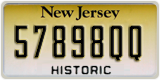 New Jersey, Historic (QQ12345 / 12345QQ)