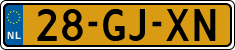 License plate of the Netherlands, Cars