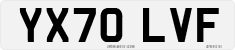 License plate of the United Kingdom, 2001 year system