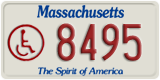 Massachusetts, Vehicles for disabled persons