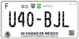 Mexico City (DF), Cars (A00-AAA)