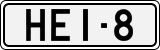 License plate of Finland, Cars