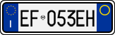 License plate of Italy, Cars (1994 year series)