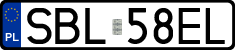 License plates of Poland, Regular car plates