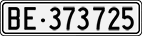 License plate of Switzerland, Cars