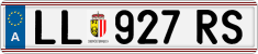 License plate of Austria, Regular plates