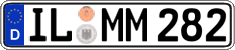 German license plate, Regular plates