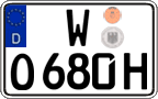 German license plate, Plates for oldtimers (type 