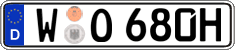 German license plate, Plates for oldtimers (type 