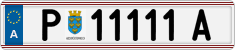 License plate of Austria, Regular plates