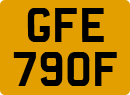 License plate of the United Kingdom, 1963 year system