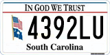 South Carolina, In God We Trust (1234AB/123 4AB)