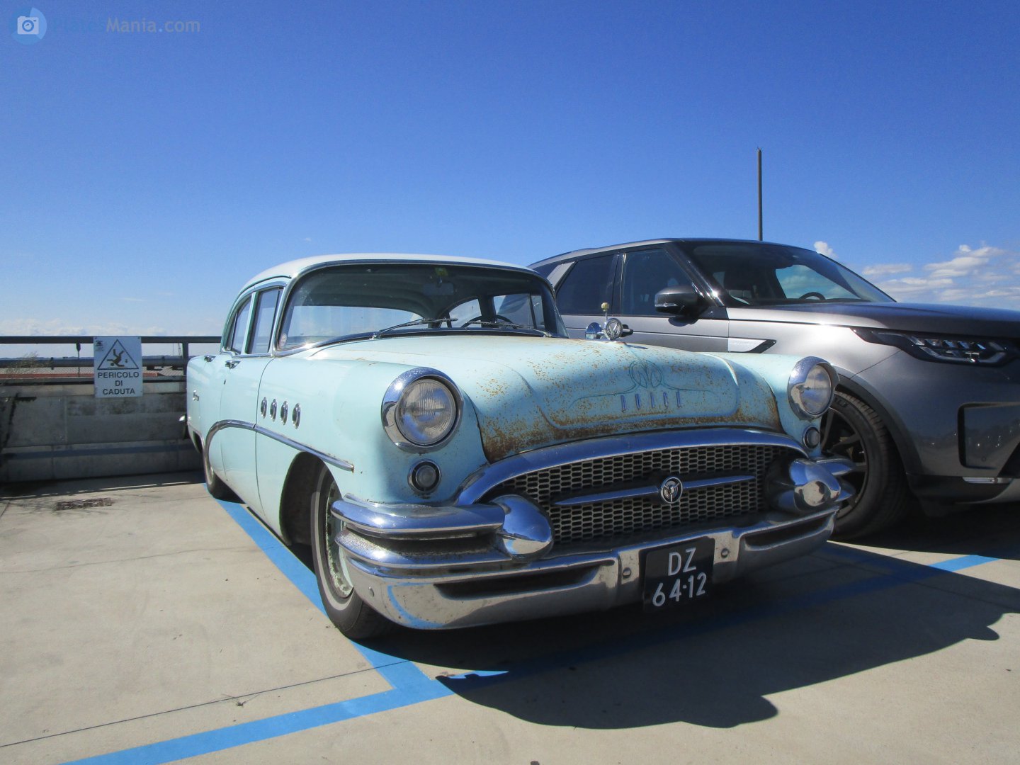 DZ-64-12, Buick Century 2nd gen 4-door Sedan (61; B-body), 1st facelift, 1954–1955