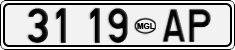 License plate of Mongolia, Trailers