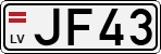 License plate of Latvia, Regular car plates