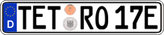 German license plate, Electric vehicles