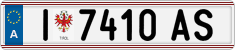 License plate of Austria, Regular plates