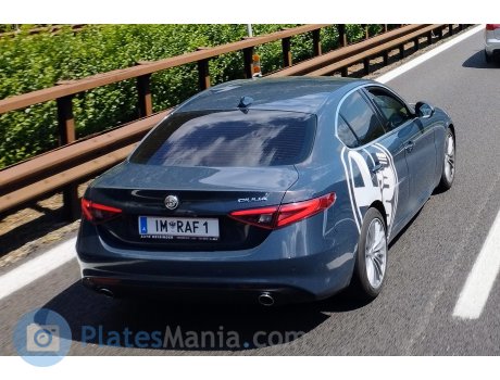 IM RAF 1, Alfa Romeo Giulia