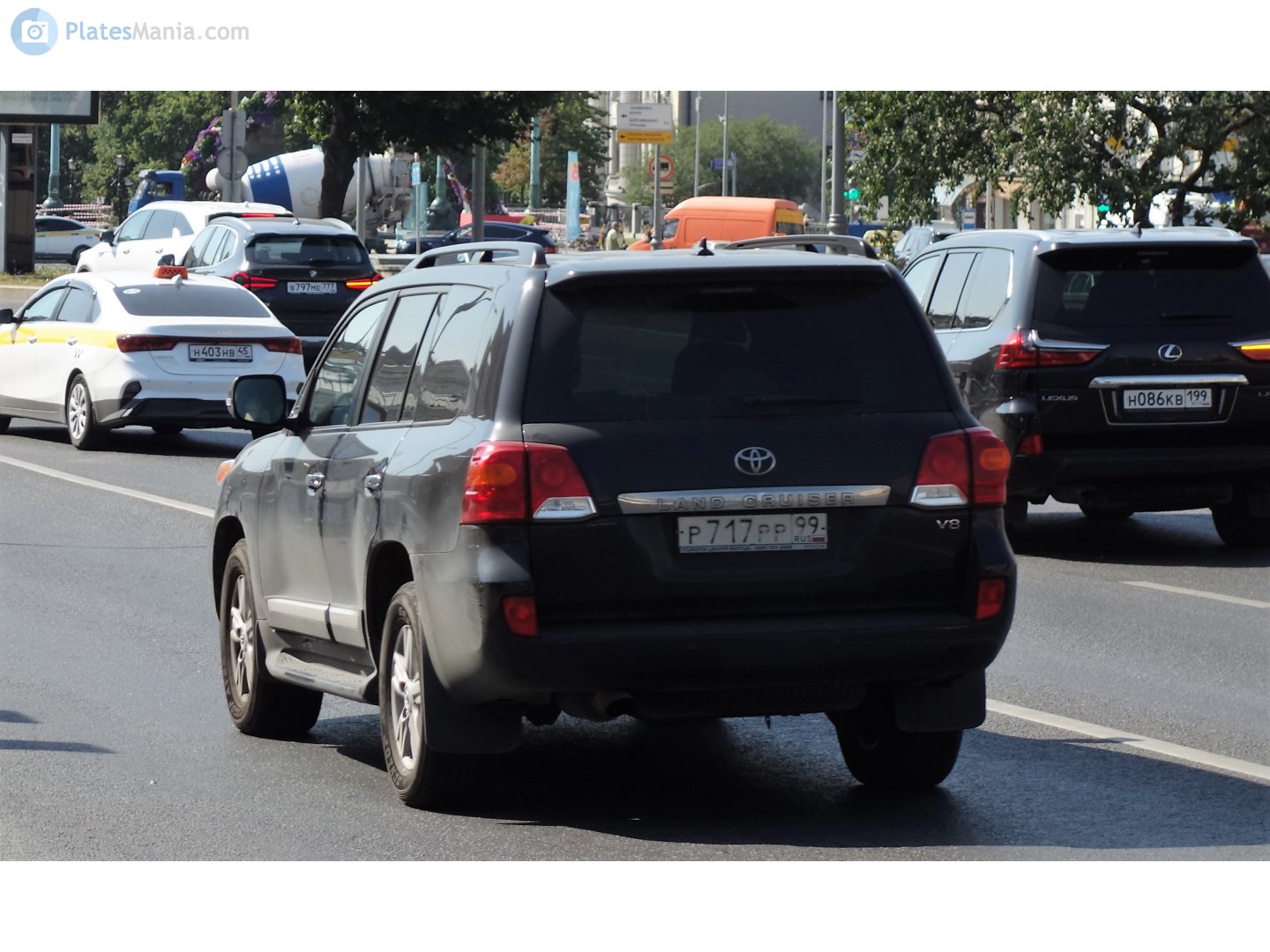 р 717 рр 99, Toyota Land Cruiser 200 (J200), 1st facelift, 2011–2015