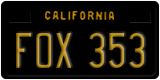 California, Passenger (ABC 123)