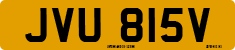 License plate of the United Kingdom, 1963 year system