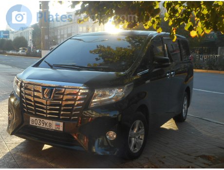 в039кв, Toyota Alphard