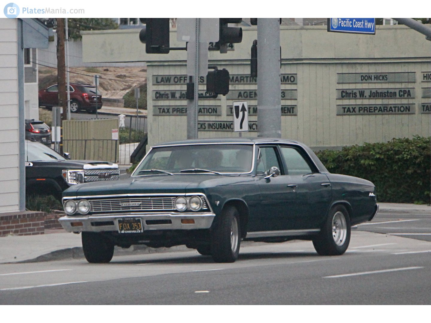 FOX 353, Chevrolet Chevelle 1st gen 1966 4-door Sedan (69; A-body), 2nd facelift, 1965–1966