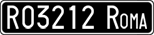License plate of Italy, Cars (1927 year series)