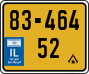 License plate of Israel, Regular plates