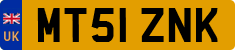 License plate of the United Kingdom, 2001 year system