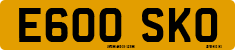 License plate of the United Kingdom, 1983 year system
