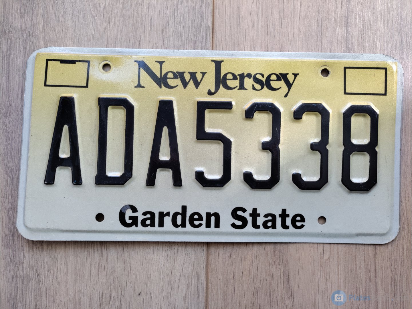 ADA5338, License plate without vehicle 