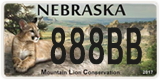 Nebraska, Specialty plates (123AB)
