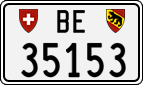 License plate of Switzerland, Cars