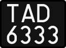 License plates of Poland, 1976 year system