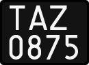 License plates of Poland, 1976 year system