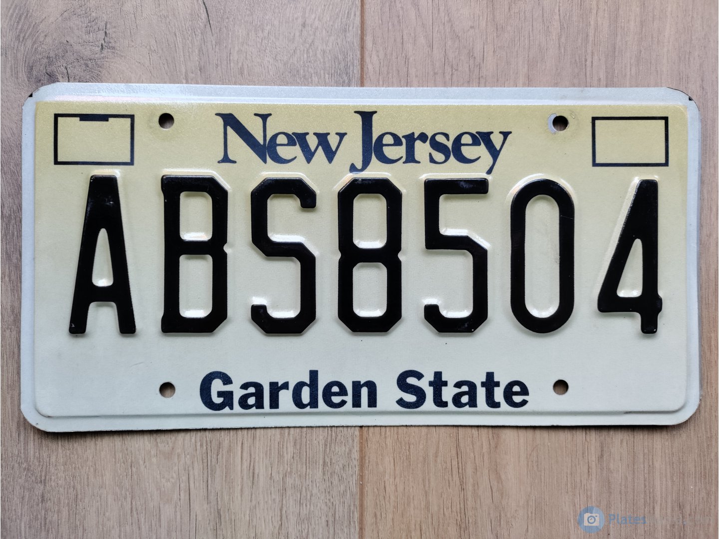 ABS8504, License plate without vehicle 