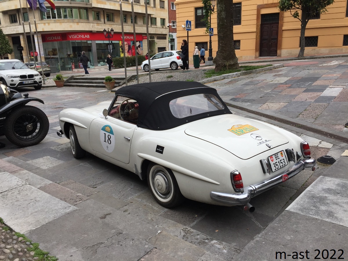 BE 35153, Mercedes-Benz SL-Klasse 1st gen 190 SL (W121), 1955–1963