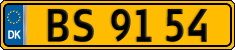 License plate of Denmark, Commercial vehicles
