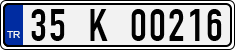 License plate of Turkey, Regular plates